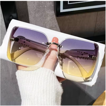 Lunettes de soleil luxe sans monture, Élégance & Protection - LYXIUS