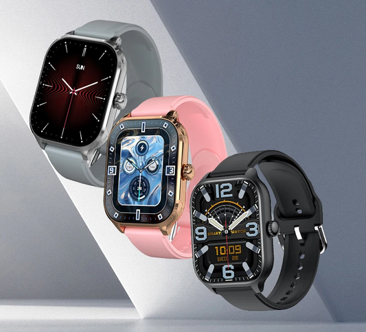 Montre Connectée Luxe 2.01” Plein Écran – LYXIUS