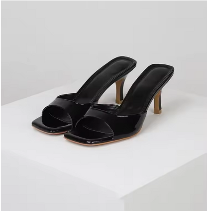 Sandales à talons femme élégantes, bout carrés - LYXIUS