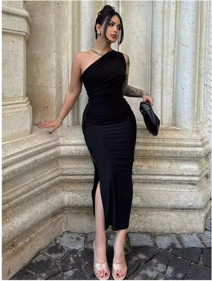 Robe sexy femme fendue dos nu - LYXIUS