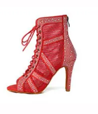 Bottes de danse femme strass brillants personnalisables - LYXIUS