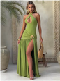 ensemble femme sexy dos nu jupe maxi body LYXIUS